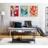 image:imageKate and Laurel Sylvie Yellow Flower Framed Canvas Wall Art by Emma Daisy 18x24 Natural Beautiful Simple Botanical Wall DecorNatural
