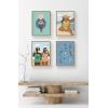 image:imageKate and Laurel Sylvie by The Pool Framed Canvas Wall Art by Queenbe Monyei 18x24 Natural Feminine Wall Decor