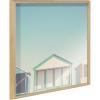image:imageKate and Laurel Blake Hang Loose Framed Printed Acrylic Wall Art by Laura Evans 24x24 Natural Coastal Decor for Wall