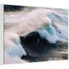 image:imageKate and Laurel Crashing Waves on the Portuguese Coast Framed Canvas Wall Art by Michael Schauer 42 x 32 Sylvie White Coastal Nature Landscapes Beach Art for Wall Decor Living Room Bedroom