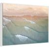 image:imageKate and Laurel Framed Canvas Wall Art Print Layers of Water by Emiko and Mark Franzen F2 Images 42 x 32 Sylvie White Frame Coastal Beach Art for Wall Decor
