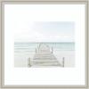 image:imageKate and Laurel Framed Wall Art Print Beach 5s by Amy Peterson 26 x 26 Florence Silver Frame Coastal Beach Art for Wall DecorFlorence Silver