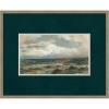 image:imageKate and Laurel Framed Wall Art Print North Sea Olga Wisinger Faux Mat by Nostalgia Prints 42 x 34 Florence Light Brown Frame Traditional Beach Art for Wall Decor