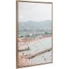image:imageKate and Laurel Sylvie Beaded Imperia Vintage Framed Canvas Wall Art by Alicia Abla 28x38 Gold City Landscape Photography Art for Wall