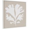 image:imageKate and Laurel Sylvie Sophisticated Neutral Coral Beige Framed Canvas Wall Art by The Creative Bunch Studio 22x22 White Natural Muted Coastal Art for Wall Decor