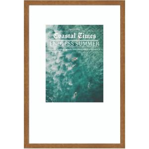 image:imageKate and Laurel Framed Wall Art Print Endless Summer by Megan Ryan 17 x 25 Carlisle Blonde Narrow Frame Modern Contemporary Beach Art for Wall Decor