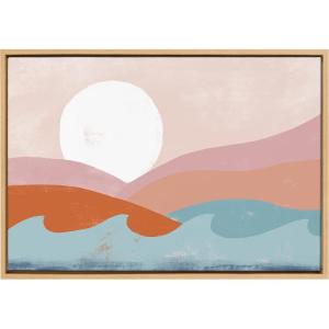 image:imageKate and Laurel Sylvie Endless Summer Horizontal Framed Canvas Wall Art by Kate Aurelia Holloway 23x33 Natural Calming Wall Decor for Wall