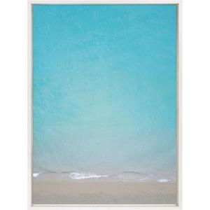 image:imageKate and Laurel Sylvie Postiano 7 Framed Canvas Wall Art by Rachel Dowd 23x33 White Aerial Beach Photography for Wall