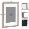 image:imageKate and Laurel Adlynn Modern Rectangle Poster Frame 20 x 26 Gold Glam Large Photo Frame for Use as Movie Poster Display or Gallery Wall Piece in Living Room Wall DecorSilver