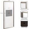 image:imageKate and Laurel Adlynn Modern Rectangle Poster Frame 20 x 26 Gold Glam Large Photo Frame for Use as Movie Poster Display or Gallery Wall Piece in Living Room Wall DecorSilver