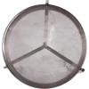 image:imageKate and Laurel Aguilar Modern Round Side Table 13 x 13 x 24 Green Glass and Bronze Circle Textured Glass End Table for Use as Living Room Accent Table or Unique Bedroom NightstandGraySilver
