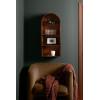 image:imageKate and Laurel Arcott Modern Tall Arched Wall Shelf 14 x 6 x 33 Light Natural Transitional Arch Wall Shelves for OvertheToilet Storage or Entryway Storage ShelfWalnut Brown