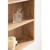 image:imageKate and Laurel Arcott Modern Tall Arched Wall Shelf 14 x 6 x 33 Light Natural Transitional Arch Wall Shelves for OvertheToilet Storage or Entryway Storage ShelfNatural