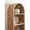 image:imageKate and Laurel Arcott Modern Tall Arched Wall Shelf 14 x 6 x 33 Light Natural Transitional Arch Wall Shelves for OvertheToilet Storage or Entryway Storage ShelfNatural