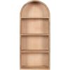 image:imageKate and Laurel Arcott Modern Tall Arched Wall Shelf 14 x 6 x 33 Light Natural Transitional Arch Wall Shelves for OvertheToilet Storage or Entryway Storage ShelfNatural