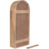 image:imageKate and Laurel Arcott Modern Tall Arched Wall Shelf 14 x 6 x 33 Light Natural Transitional Arch Wall Shelves for OvertheToilet Storage or Entryway Storage ShelfNatural