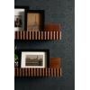 image:imageKate and Laurel Furrow Modern Wood Photo Display Ledges Set of 2 18 Inches Walnut Brown Scalloped Floating Picture Ledge Shelf Set with Lip for Use as Dorm Room Shelving or Nursery Bookshelves