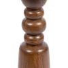 image:imageKate and Laurel Tirollo Modern Round Drink Table 10 x 10 x 22 Walnut Brown Living Room Accent Pedestal Table with Turned Base for Use as Indoor Plant StandWalnut Brown