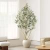 image:imageLYERSE Olive Trees Artificial Indoor  Faux Olive Tree 7ft with Olive Branches and Lifelike Fruits  Fake Olive Tree 7 Feet for Modern Home Office House Living Room Decor Indoor8ft