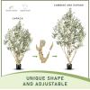 image:imageLYERSE Olive Trees Artificial Indoor  Faux Olive Tree 7ft with Olive Branches and Lifelike Fruits  Fake Olive Tree 7 Feet for Modern Home Office House Living Room Decor Indoor8ft
