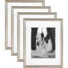 image:imageKate and Laurel Adlynn Modern Rectangle Poster Frame 20 x 26 Gold Glam Large Photo Frame for Use as Movie Poster Display or Gallery Wall Piece in Living Room Wall DecorSilver