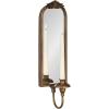 image:imageKate and Laurel Arendahl Vintage Mirrored Wall Sconce 5 x 5 x 18 Gold Antique Ornate Candlestick Holder with Mirror for Bathroom or Bedroom Wall Decor