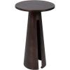 image:imageKate and Laurel Picard Modern Metal Round Side Table 14 x 14 x 24 Bronze Sculptural Circle End Table for Use as Unique Bedroom Nightstand or Pedestal Martini Table