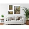 image:imageForest Interior Evening 1910 and Parklandschaft 3 Piece Framed Wall Art Print Set by Nostalgia Prints