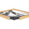 image:imageKate and Laurel Blake Black and White Inca Trail Framed Printed Glass Wall Art by Pete Olsen 18x24 Natural Smoky Mountains Landscape Wall Dcor