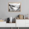 image:imageKate and Laurel Blake Black and White Inca Trail Framed Printed Glass Wall Art by Pete Olsen 18x24 Natural Smoky Mountains Landscape Wall Dcor
