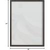 image:imageKate and Laurel Blake MCM Mountains 1a Framed Printed Glass Wall Art by Rachel Lee of My Dream Wall 18 x 24 Gray Decorative Abstract Landscape Art for Wall