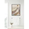 image:imageKate and Laurel Blake MCM Mountains 1a Framed Printed Glass Wall Art by Rachel Lee of My Dream Wall 18 x 24 Gray Decorative Abstract Landscape Art for Wall