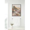 image:imageKate and Laurel Blake MidCentury Modern Mountains 1b Framed Printed Glass Wall Art by Rachel Lee of My Dream Wall 18 x 24 Gray Decorative Landscape Art for Wall