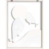 image:imageKate and Laurel Blake Modern Colorful Whales Framed Printed Glass Wall Art by Rachel Lee of My Dream Wall 18x24 Natural Decorative Nautical Themed Art Print for Wall