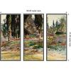 image:imageKate and Laurel Cypress Trees at San Vigilio Lake Garda John Singer Sargent 3 Piece Framed Wall Art Print Set by Nostalgia Prints Theo Black Silver Narrow Modern Contemporary Landscape Art for Wall