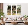 image:imageKate and Laurel Cypress Trees at San Vigilio Lake Garda John Singer Sargent 3 Piece Framed Wall Art Print Set by Nostalgia Prints Theo Black Silver Narrow Modern Contemporary Landscape Art for Wall