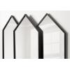 image:imageKate and Laurel Diaz Stacked Wall Mirror 28 x 27 Black Decorative Dimensional Midcentury Modern Wall Decor With Geometric Shape and Symmetrical DesignBlack
