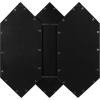 image:imageKate and Laurel Diaz Stacked Wall Mirror 28 x 27 Black Decorative Dimensional Midcentury Modern Wall Decor With Geometric Shape and Symmetrical DesignBlack