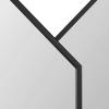 image:imageKate and Laurel Diaz Stacked Wall Mirror 28 x 27 Black Decorative Dimensional Midcentury Modern Wall Decor With Geometric Shape and Symmetrical DesignBlack