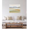 image:imageKate and Laurel Dreamy Hillscape Framed Canvas Wall Art by Nikita Jariwala 42 x 32 Sylvie Beaded White Modern Landscapes Nature Art for Wall Decor Living Room Bedroom