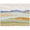 image:imageKate and Laurel Dreamy Hillscape Framed Canvas Wall Art by Nikita Jariwala 42 x 32 Sylvie Beaded White Modern Landscapes Nature Art for Wall Decor Living Room Bedroom