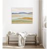 image:imageKate and Laurel Dreamy Hillscape Framed Canvas Wall Art by Nikita Jariwala 42 x 32 Sylvie Beaded White Modern Landscapes Nature Art for Wall Decor Living Room Bedroom