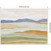 image:imageKate and Laurel Dreamy Hillscape Framed Canvas Wall Art by Nikita Jariwala 42 x 32 Sylvie Beaded White Modern Landscapes Nature Art for Wall Decor Living Room Bedroom