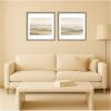 image:imageKate and Laurel Fading Fields III amp IV 2 Piece Framed Wall Art Print Set by Amy Lighthall Florence Light Brown Modern Contemporary Landscape Art for Wall Decor