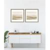 image:imageKate and Laurel Fading Fields III amp IV 2 Piece Framed Wall Art Print Set by Amy Lighthall Florence Light Brown Modern Contemporary Landscape Art for Wall Decor