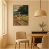image:imageKate and Laurel Framed Canvas Wall Art Print Black Clouds 1870 Adam Chmielowski by Nostalgia Prints 28 x 38 Sylvie Dark Gold Frame Vintage Landscape Art for Wall Decor
