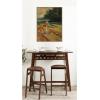 image:imageKate and Laurel Framed Canvas Wall Art Print Black Clouds 1870 Adam Chmielowski by Nostalgia Prints 28 x 38 Sylvie Dark Gold Frame Vintage Landscape Art for Wall Decor