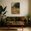 image:imageKate and Laurel Framed Canvas Wall Art Print Black Clouds 1870 Adam Chmielowski by Nostalgia Prints 28 x 38 Sylvie Dark Gold Frame Vintage Landscape Art for Wall Decor