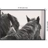 image:imageKate and Laurel Framed Canvas Wall Art Print Black Horses by Emiko and Mark Franzen F2 Images 41 x 28 Sylvie Beaded Black Frame Rustic Farmhouse Animal Art for Wall Decor