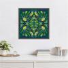 image:imageKate and Laurel Framed Canvas Wall Art Print Cometocinos by Lucia Gianello 22 x 22 Sylvie Beaded Dark Gold Frame Whimsical Animal Art for Wall Decor